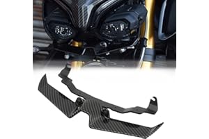 EPHEYFIF Front Spoiler Wing Deflector For Yamaha MT-10 SP/MT-10 (2022-2025), ABS+Metal Construction, 30x20x5cm Aerodynamic Design, Complete Installation Kit Included, Non-Paintable Black Finish(Carbon)