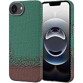 Aksesuarcim Apple iPhone 16E ile Uyumlu Kılıf Karbon Fiber G&ouml;r&uuml;n&uuml;ml&uuml; M-Safe Şarj &Ouml;zellkli Kamera Lens Korumalı İnce Kapak Nek