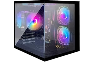 suevery Gaming PC AMD Ryzen 5 3500U（8 Threads 3.7GHz ）| 16GB DDR4 RAM | 512GB SSD | WLAN & Bluetooth | Windows Desktop Computer für Gaming, Büro & Homeoffice
