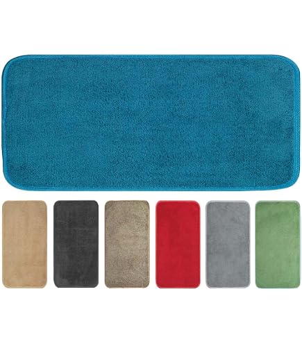 Tappeto Magico Genio Antiscivolo In Microfibra 50x65 Cm | Assorbe Fino A 4 Litri D'Acqua | Lavabile In Lavatrice, Per Bagno E Ingresso | Grigio