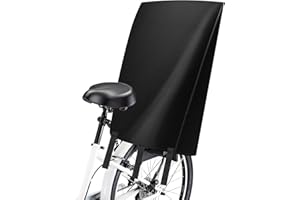 HAPPY FINDING Parapioggia per seggiolino da bicicletta, universale, impermeabile, per bambini, sedile posteriore (adatto per Romani, Hamax, Thule, ecc.)