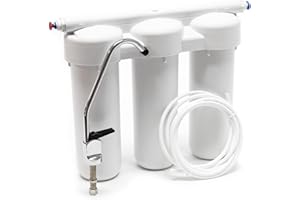 Naturewater NW-PRG03 Filtro de agua 3-Etapas Instalación bajo encimera Sedimentos Cabón activado