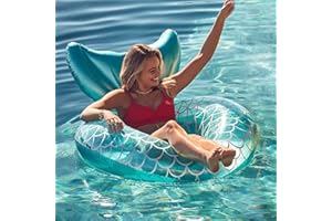 GINKAGO Bouee Piscine Adulte Bouée Piscine Gonflable Flotteur Natation pour Enfants et Adultes Anneau de Natation Flottant Jouets de Piscine Gonflables D'été