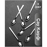 6 Steel Luxury Teaspoons W-6lı&ccedil;ay-classic
