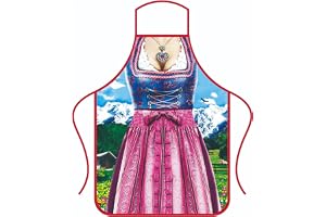 TAKONE Oktoberfest damförkläde – rolig Dirndl-kostym, 80 x 60 cm – för kvinnor, ölfest, kök, temafest och presentidé