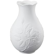 Vase Décoratif Goebel Kaiser 'Mia' - Porcelaine Blanche - Hauteur 17 Cm - Neuf
