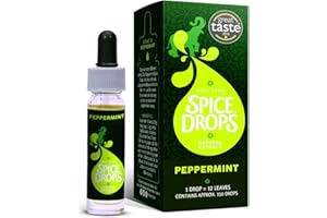 HOLY LAMA NATURALS Holy Lama Spice Drops Peppermint Extract – Great Taste Awards. Natural Cooking Ingredient, Sweet and Confectionery Recipes, Drinks, Teas, Cocktails 1 x 5ml Bottle