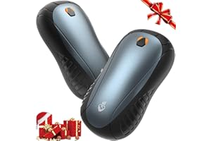 FANDLISS Calentadores de Manos Recargables, 2 Piezas 5200mAh 3-Fases Ajustes de Temperatura, Calentadores de Manos Portátiles y Convenientes para Regalos de Invierno, Golf, Camping, Caza