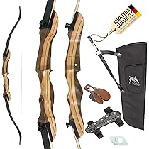 Special Set Wild Honey - Take Down - 68 Zoll / 24 Lbs - Einsteiger Recurvebogen; Toller