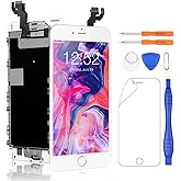 Yodoit Completo Display per iPhone 6s Plus Bianco, 5,5'' Schermo Retina LCD Vetro Touch Screen Digitizer Parti di Ricambio (c