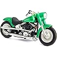 Maisto - 1/18 Scale Model Compatible with Harley Davidson 2000 FLSTF Street Stalker (Green)