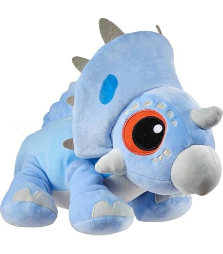 Peluche Jurassic World Rebirth, Personaggio Dolores L'Aquilops, 7 Pollici, Nuovo