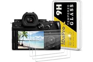 iDaPro Folia ochronna na wyświetlacz do Panasonic LUMIX S5 S5 II S5II S5IIX S5 IIX 9H twardość szkło hartowane folia ochronna na wyświetlacz łatwa instalacja [3 sztuki]