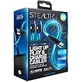 STEALTH 2m LED Light Up Twin Play & Charge Cables, Compatible with PS4 and Other Devices