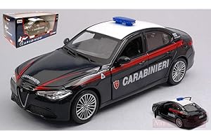 GUOML Burago MODELLINO IN SCALA COMPATIBILE CON ALFA ROMEO GIULIA CARABINIERI 1:24 BU01272GL