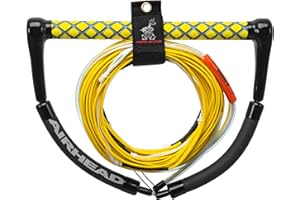 AIRHEAD Dyneema Flat Line Wakeboard Rope, 4 Sections, 70-Feet, Multiple Colors Available
