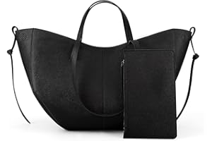 ACUYE, Borsa tote in pelle da donna, borsa a tracolla a forma di mezzaluna, borsa da lavoro