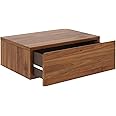 Hangend nachtkastje Hamm met lade in acacia hout Hangend nachtkastje Hamm met lade in acacia hout