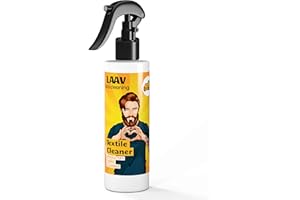 LAAV Nettoyant Canapé Tissu Textile Cleaner (250 ML) I Nettoyant Tapis I Spray Textile Idéal pour Tissus, Tapis, Ameublement, Moquettes et Taches Tenaces d'animaux de Compagnie I PFC-Free