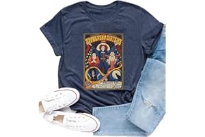 Ykomow Halloween Movie Shirts for Women Vintage Sanderson Sisters Witch Graphic Tees