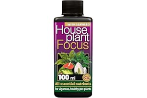 Houseplant Focus Liquid Concentrated Fertiliser, 100ml - Growth Technology Fertiliser for Indoor Plants - Professional Grade House Plant Food
