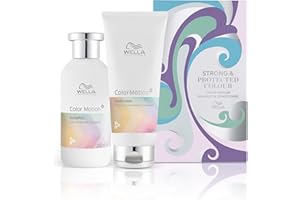 Wella Professionals Color Motion Strong & Protected Colour Hair Gift Set, Colour Protection Shampoo 250 ml & Colour Protection Conditioner 200 ml