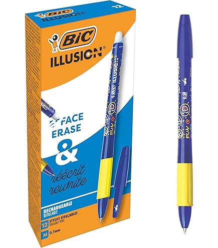 BIC Illusion - Ricariche compatibili con Pilot Frixion, penna