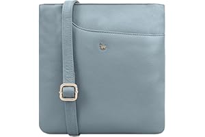 Lloyd Baker KANATAL Real Leather Crossbody Bag, Soft Shoulder Handbag with Adjustable Strap, Slim Phone Bag, Compact Size with FRONT SLIP POCKET