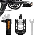 Kigniote Folding Bicycle Pedals 1 Pair Bike Pedals with Reflectors Φ. 14mm(9/16") Bicycle Pedals Non-slip & Anti-Rust Pedals with Wrench for Pedelec MTB Folding Bike Road Bike