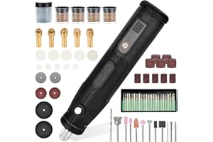 SHAVINGFUN Utensili rotanti multifunzione 272 pezzi accessori 5 velocità 3000 giri/min fino a 15000 giri/min, set di utensili rotanti, per lavori fai da te, incisione, levigatura, lucidatura