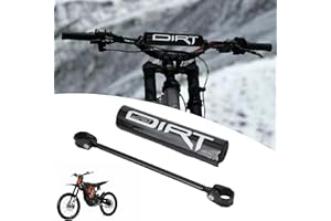 IUVWISN Dirt Bike Lenker Querstange & Bar Pad Set für Sur Ron Light Bee S/X für Talaria Sting Elektro Dirt Bike Schwarz