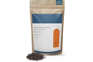 TeaNOURISH Nourishing Indian Classic Chai Tea | Full Bodied Assam CTC Blended with 15% Black Tea Leaves| Freshly Sourced Direct from Origin | 100% NATURAL - 200g