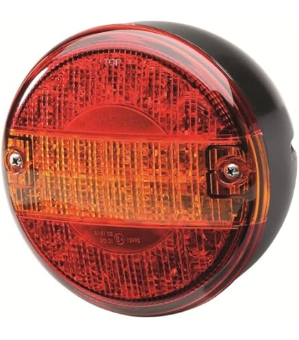 HELLA 24V LED RÜCKLEUCHTE KLARGLAS ROT RECHTS 2VP 012 381-361