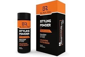 Black Red Volumising Matte Hair Styling Powder, 20g | Instant Volume & Texture | Strong Hold, Natural Matte Finish, Non-Sticky | Root Lift Hair Powder for All Hair Types