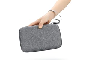 CRSUSUKJ Kabel Organizer Tasche,Elektronische Tasche Organizer universal travel Kabel Elektronik Zubehör Tasche Reise Organizer Case für Kabel, ipad, Ladegerät, USB Sticks,Maus, Powerbank,grau