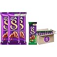 Cadbury Dairy Milk Silk Chocolate Bar, 150g (Pack of 3) & Dairy Milk Silk Roast Almond with whole nuts Chocolate Bar, 58g - Pack of 8