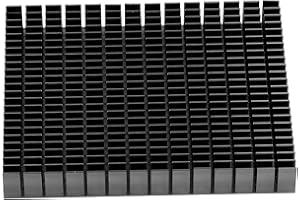 HAOX Heat Sink, 150 x 120 x 20 mm, Aluminium Heatsink, Easy Installation for CPU for PCB (Black)