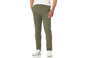 Amazon Essentials Pantaloni Chino Elasticizzati Casual vestibilità Skinny Uomo