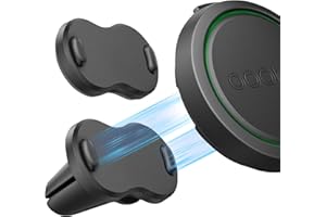 FIXCHORD Support magnétique pour Ventilateur de Voiture Compatible avec OOONO CO-Driver NO2, 2 Pièces Adhésif + Ventilation Porte-Voiture magnétique pour OOONO CO-Driver NO2