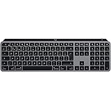 Logitech MX Keys for Mac - Tastiera wireless avanzata illuminata, tasti retroilluminati LED, Bluetooth, USB-C, compatibile co
