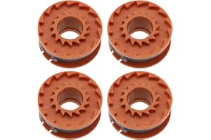 LT Easiyl 4PCS Strimmer Spool Line 40.4x17.5mm Lawn Mower Spool Compatible with Titan 18v Battery Trimmer Strimmer Length 2.5m Wire Diameter 1.5mm