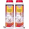 Zero In Ant Killer Outdoor Powder-Ready-to-Use Permethrin Insecticidal Ant Powder for Ants, Cockroaches, Earwigs & More-Covers 45m² for Indoor & Outdoor Use-Kills Pests on Contact, 450g Multi Packs X2