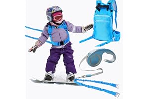 JVJDUP Sklon - Imbracatura da sci e snowboard per bambini - Guinzaglio da allenamento per insegnare al tuo bambino i fondamenti dello sci | Snowboard