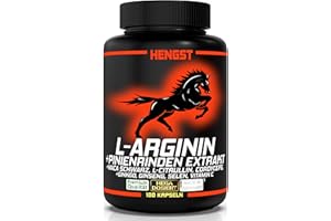 ‎AKTIVMEN´S MACH! DICH! HENGST! L-Arginin + Pinienrinden Extrakt 100:1, 180 Kapseln + MACA SCHWARZ, L-Citrullin, Ginseng, Ginkgo, Cordyceps, Selen, Vitamin C, 1 Dose [1x154,6g]