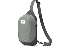 SKYSPER Sacoche Bandouliere 6L, Antivol Sacs à dos Porté Travers avec RFID Triple Protection pour Voyage Randonnées iPad