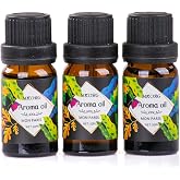 Mukko Home 3&rsquo;Lu Essential Essential Oil 3X10Ml Mon Paris مجموعة زيت حامل البخور المعطر، الناشر، عطر الحمام والغرفة