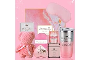 XM-MENGPANWEI Regalos Originales Cumpleanos para Mujer, Regalo Mujer,Regalo Cumpleaños Mujer,Pack Regalo Mujer,Regalo Amiga,Set Regalo Mujer con Taza Termo y Velas Perfumadas,Regalos para Navidad,San Valentin