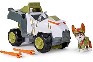 PAW PATROL Jungle Pups - Affen-Fahrzeug mit Tracker-Figur (Basis Fahrzeug), Spielzeug für Kinder ab 3 Jahren