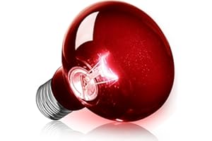 NEPTONION Reptilien-Infrarot-Wärmelampe, UVA 100 W, rote Wärmelampe, Basking-Spot-Lampe, geeignet für Schlange, Chamäleons, Bartagamen, Spinnen, Geckos, Eidechsen