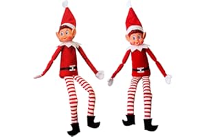 Elves Behavin' Badly - Paquete de 1 peluche de Elfo con cara de vinilo